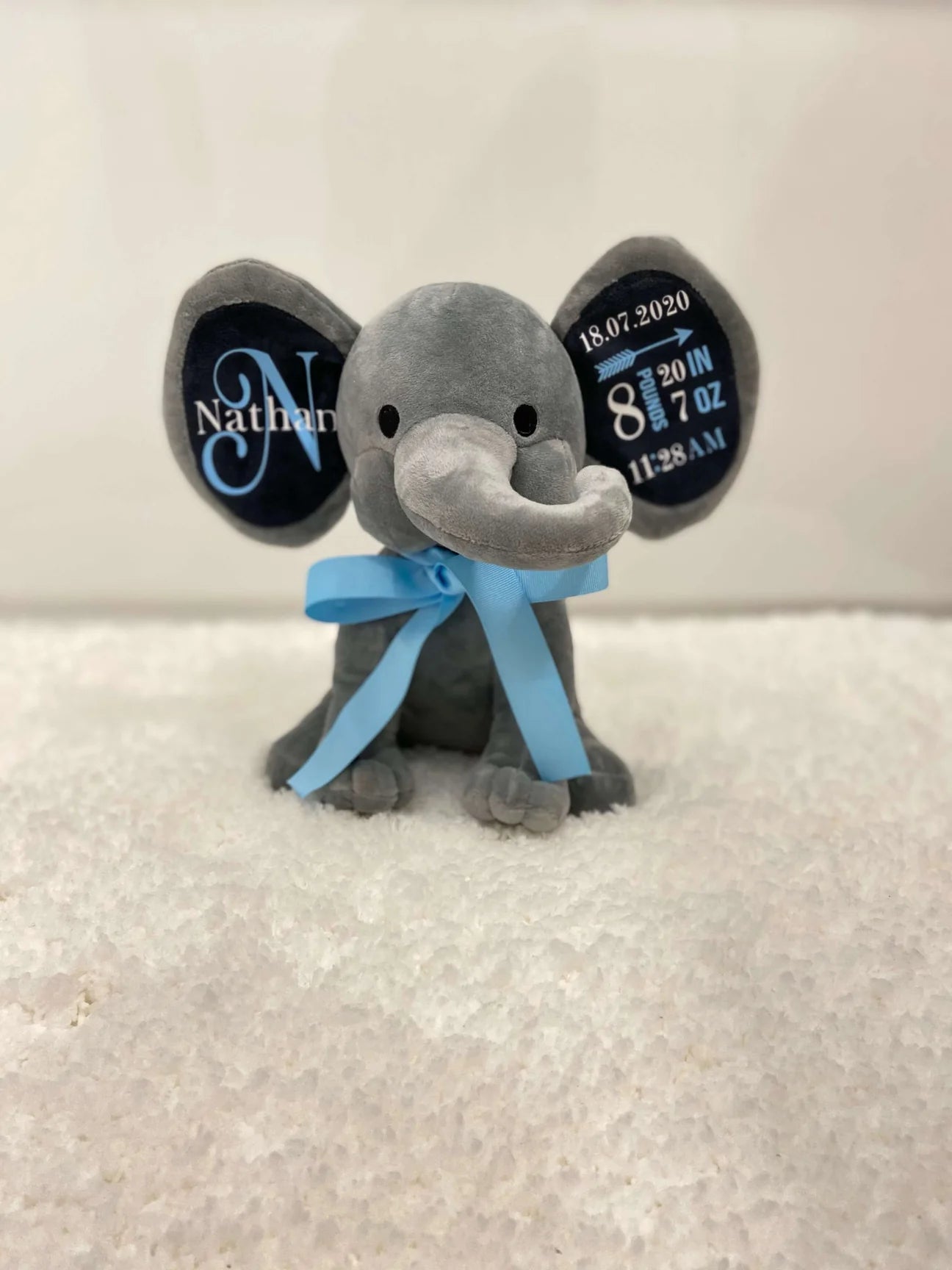 Peluche de naissance personnalisé