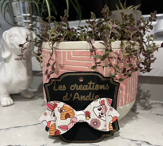 Boucle lapin ruche